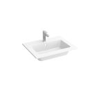 Plan vasque VILNA 605 sans siphon ni bonde de vidage clic-clac MINERALSOLID MAT