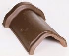Faîtière armor à emboîtement universelle terre cuite Vieilli masse - long. 37 cm