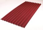Plaque 10 ondes double résine ONDULINE CLASSIC 2,00 m x 0,95 m ˗ rouge