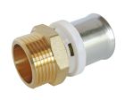 Raccord droit à sertir pour tube Multicouche Ø26 - droit mâle 20/27 (3/4')