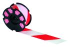 RUBAN 'RUBAPLAST' ROUGE BLANC 500MX75MM