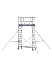 Échafaudage roulant en aluminium TOTEM 2-LINE 180 - hauteur de travail 4,85m - Totem Line 180