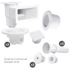 Kit pièces à sceller VITALIA pour piscine liner 8 X 4