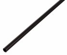 Tube rond plastifié noir - diam. 10mm x long. 1m