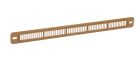 GRILLE PLATE MORTAISE 250X12 MAXIMUM COULEUR BOIS CLAIR  - B1913C