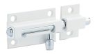 TARGETTE LAITON 40 MM LAQUE BLANC