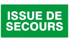 SIGNALISATION EXTERIEURE ET INTERIEURE - ISSUE DE SECOURS l 330 L 200mm