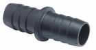 Raccord de jonction droit pour tuyau d'évacuation de machine à laver - 18 x 23mm - Corps en plastique