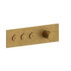FACADE THERMO UP HORIZONTALE THERMO 3 SORTIES TRIVERDE VIEUX BRONZE