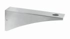 support vasque mural inox 235 mm sans trou / robinet