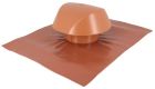 CHAPEAU VENTILATION COLLERETTE ETANCHEITE D 100 TERRACOTTA   - VVE10T