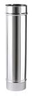 Tuyau inox non isolé pour appareil à gaz basse température, fioul, bois bûches ou granulés  pour appareil de type B  diam. 130 mm - long. 0,65m