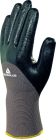 Gants tricot 100% polyamide - paume/doigts/mi-dos enduits nitrile - jauge 13 Noir T9