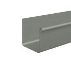 Gouttière carrée B14 sans pince 4000 x 333 x 0.65 mm - zinc - prePATINA ardoise