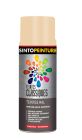 Peinture acrylique metal , bois , plastiques classique brillant beige RAL 1015 - aérosol de 0,4L