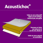 Dalles Plafonds spécifiques - ACOUSTICHOC GRIS (92) Ep40xL1000Xl1500 mm