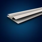 Finition double long 4,00 mètres (profilé'H'pliable 90° extérieur fixation sur liteau) - Finition double long 4,00 mètres (profilé'H'pliable 90° extérieur fixation sur liteau) pour Lambris de sous face couleur NOIR