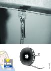 FEUILLARD PERFORE POUR SUSPENSIONS DIVERSES - LONGUEUR 100 METRES - LARGEUR 20 MM