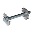 Axe crampons DIMOS - longueur 160 mm pour chevron largeur 130 mm  - sachet de 10 pièces