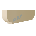 Protège Panne Double.Long 1200mm** Epaisseur 100mm x 250mm - Protège Panne Double.Long 1200mm** Epaisseur 100mm x 250mm couleur SABLE