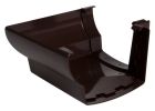 ANGLE DE GOUTTIERE EXTERIEUR A 90° POUR TYPE PROFILE LG38 MARRON - UAEC38M