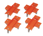 Patins grands pieds - 4 patins 19cm x 9cm, force 500kg