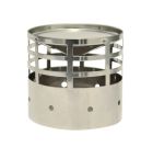 CAPUCHON INOX APOLLO PELLETS Ø80