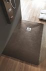 Receveur de douche extra plat solid stone - ALICANTE anthracite rectangle - long. 120cm x larg. 90cm