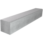 Bordure T2 basse béton gris CE 6.0 - long. 1m x larg. 15cm x haut. 15cm