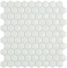 Mosaïque en verre recyclé - 910/D NORDIC WHITE MT HEX 35X35MM