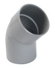 COUDE MALE/FEMELLE 45° DIAMETRE 80 GRIS - UCR4GT