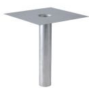 Platine d'étanchéité inox pour siphon ø50 mm
