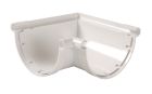 ANGLE DE GOUTTIERE A COLLER A 90' POUR LG33 BLANC - ANC33B