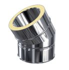 COUDE 30° DOUBLE PAROI APOLLO PELLETS Ø80