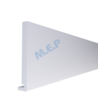 Jumbo '20' Planche de rive en PVC cellulaire hauteur 200 mm x 5 mlép 20 mm - Jumbo '20' Planche de rive en PVC cellulaire hauteur 200 mm x 5 mlép 20 mm couleur BLANC