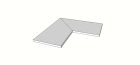 Carrelage en Grés cérame - Icone Bleu Accessori per piscina e giardino Grille droite angle complet (2 pieces) antiderapant