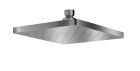 pomme douche carree 180*180 metal brosse