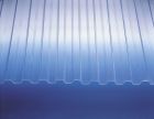Plaque polycarbonate GRECA - 75 x 18 - 2,50 m x 1,10 m -  Epaisseur : 0,8 mm  - Cristal