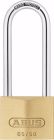 CADENAS 65 LAITON 50MM ANSE HAUTE 80MM S'ENTROUVRANT SUR NUMERO 6504 - 65/50HB80 KA 6504