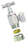 Robinet chromé de chasse bicone tube cuivre MF12x17