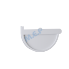 Fond de naissance GAUCHE - Fond de naissance GAUCHE pour Gouttière GD33 couleur BLANC