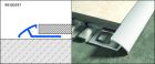 PROFILE DURATRANS DTAE 110 RATTRAPAGE DE NIVEAU ALU ARGENT 250CM 11MM - DURATRANS DTAE 110