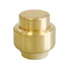 Bouchon laiton à clipser pour tubes cuivre ou PER ou Multicouche Ø12