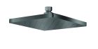pomme douche carree 180*180 chrome noir brosse
