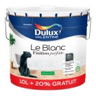 Peinture - LE BLANC FINITION PARFAITE SATIN Blanc 10 L + 20% gratuit