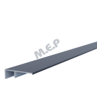 Profile de ventilation dissimule 2 metres Noir