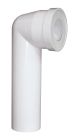 Pipe longue coudée plastique D100m avec joint à lèvre néoprène