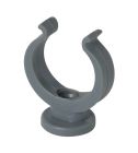 COLLIER LYRE SANS INSERT DIAMETRE 25 GRIS     - CO25