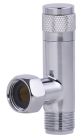 robinet d'arrêt wc DECO équerre 1/4 tour MF12x17 chromé