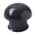 CHAPEAU VENTILATION SANS ANTI INSECTE   DIAMETRE 63 ARDOISE   - UCC6